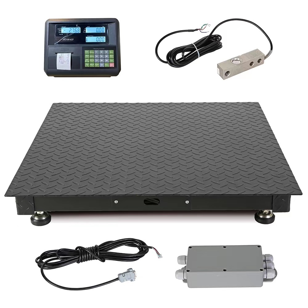 1.5m*1.5m Platform 1.5T Heavy Duty Weighing Scale Industrial Floor Scale