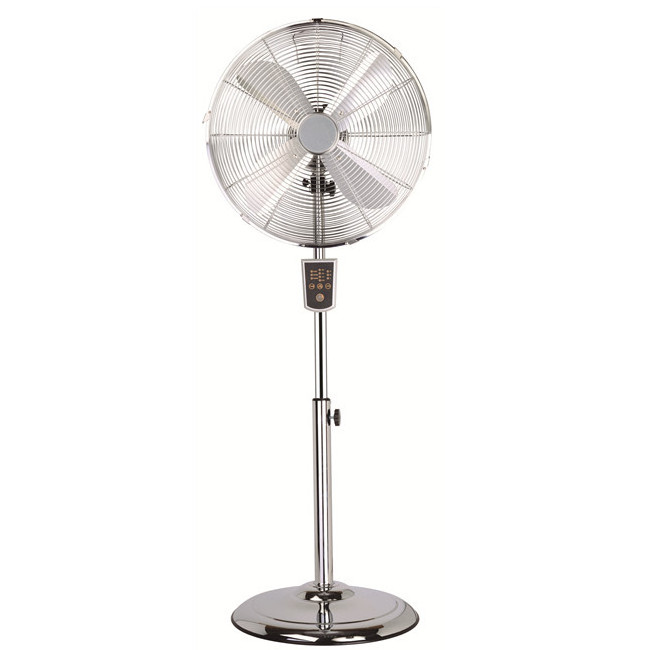 Powerful Cooling Retro Copper motor 16inch full Metal Pedestal Standing Fan with  with 4 Metal Blades