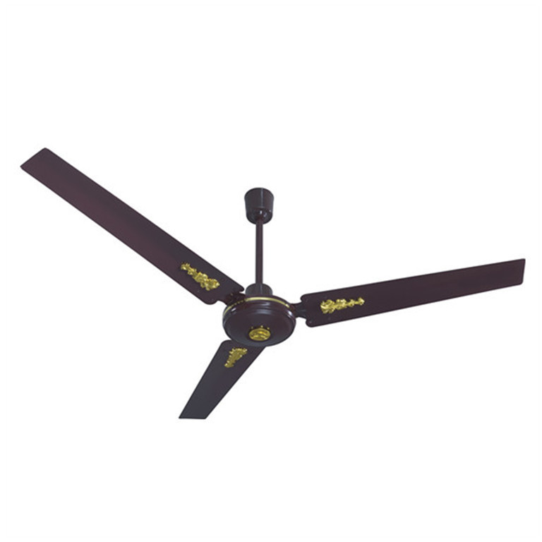 Hot selling 56'' BROWN COLOR Industrial Fans Installed By Ceiling  WITH OIL BEARING   FAN for  AFRICA MARKET