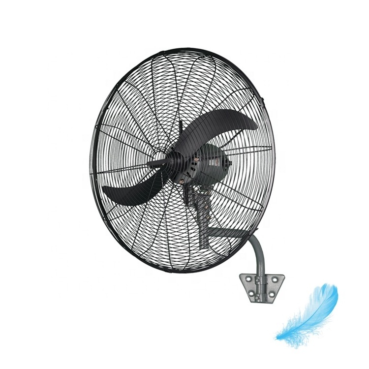 Aluminum Blades 20'' Wall Fan Power Consumption Fan Wall Mount Bracket with Oscillating Fan Parts