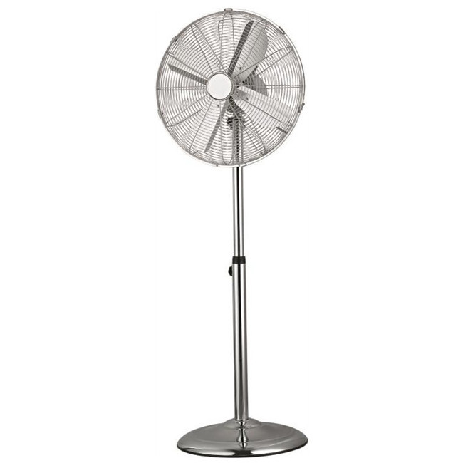 Powerful Cooling Retro Copper motor 16inch full Metal Pedestal Standing Fan with  with 4 Metal Blades