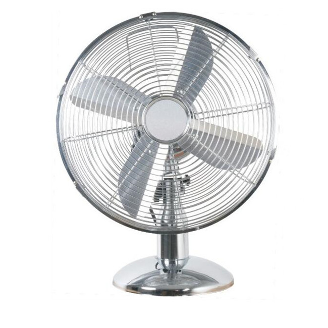 Powerful Cooling Retro Copper motor 16inch full Metal Pedestal Standing Fan with  with 4 Metal Blades