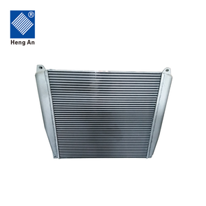 international truck intercooler aluminium core plastic tanks