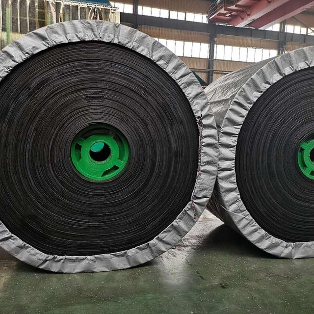 factory oem customized heat resistant rubber conveyor belt for truck loading unloading