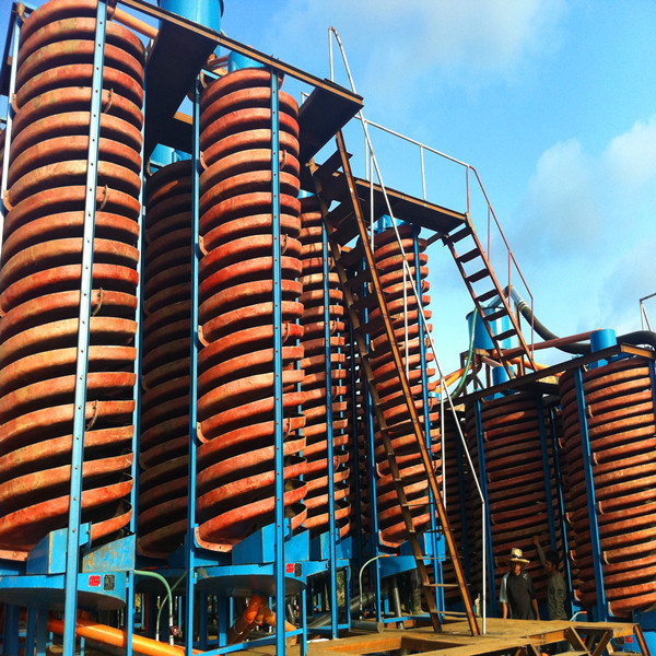 Chrome ore spiral concentrator beneficiation plants spiral chute processing plant in south africa