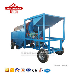 trommel screen alluvial gold mining machine Small Gold Washing Plant