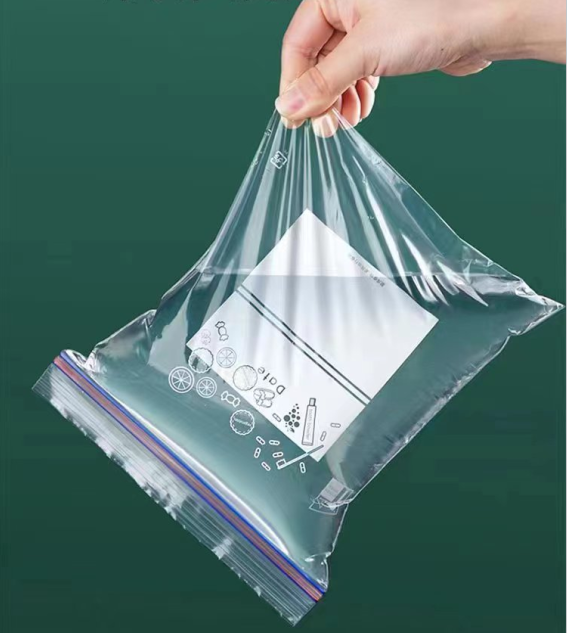 Freezer Cool Reusable Double Zipper Seal Ziplock Storage Bags