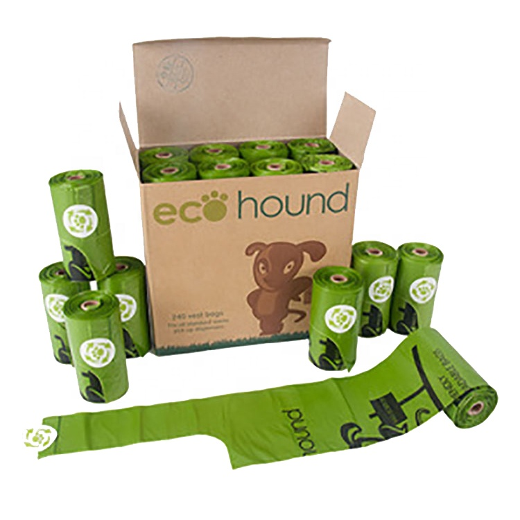 Plastic Disposable Pet Waste Bag, Printed Dog Poop Bag