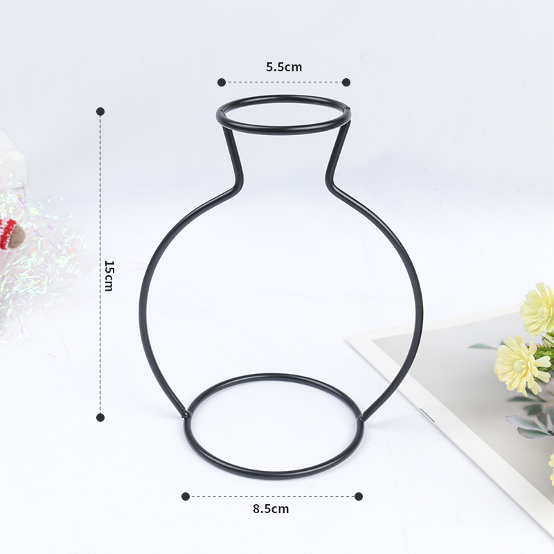 Decorative Unique Metal Vases Cast Iron Garden Vase Home Decor  Household Supplies Table TV Stand Furnishings