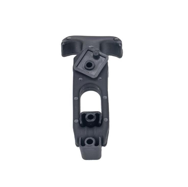 YH1990 Rubber Hood Catch Flexible T-Handle Hasp Rubber Flexible Draw Latches with Brackets for Tool Box