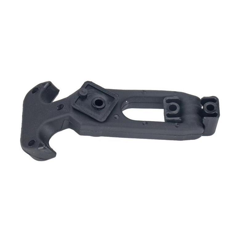 YH1990 Rubber Hood Catch Flexible T-Handle Hasp Rubber Flexible Draw Latches with Brackets for Tool Box