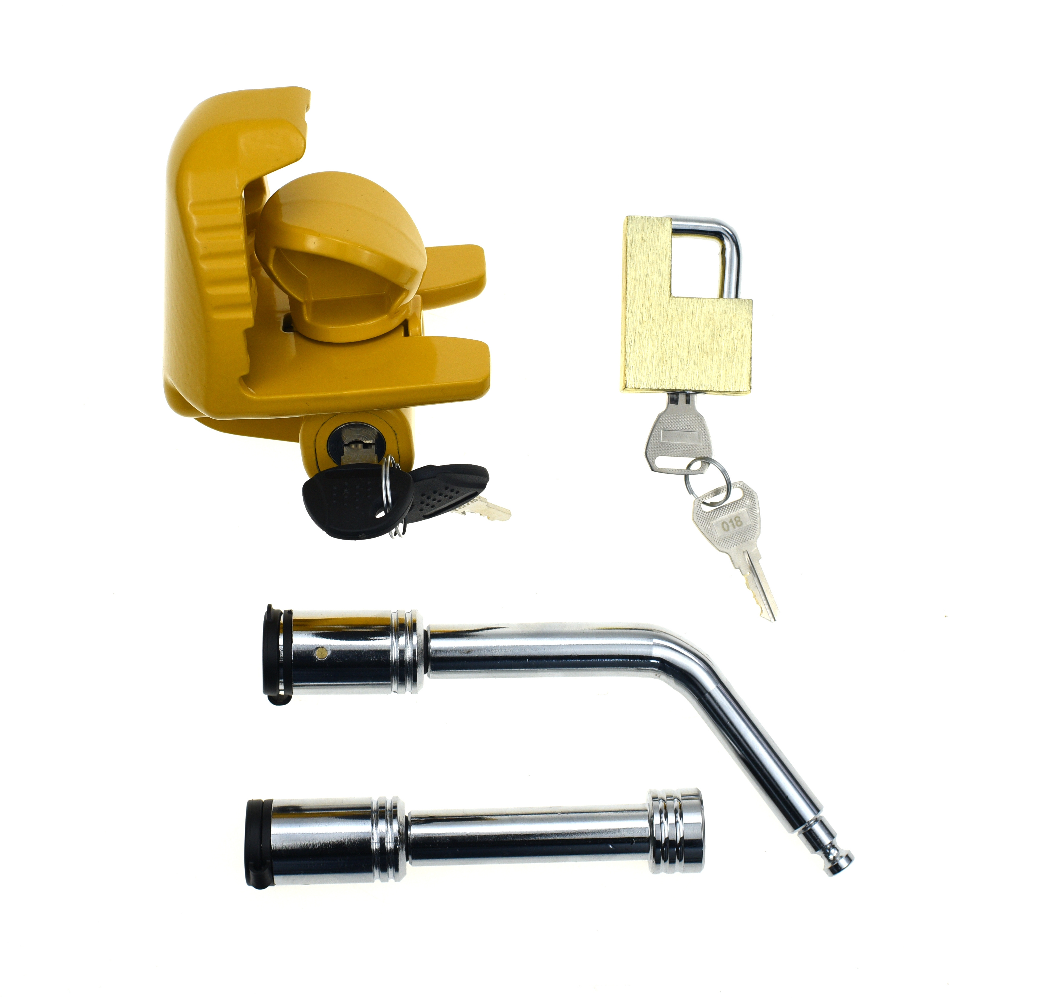 YH7278 Trailer Lock Trailer Connect Lock Adjustable trailer Safety Lock Keyed Alike Kit