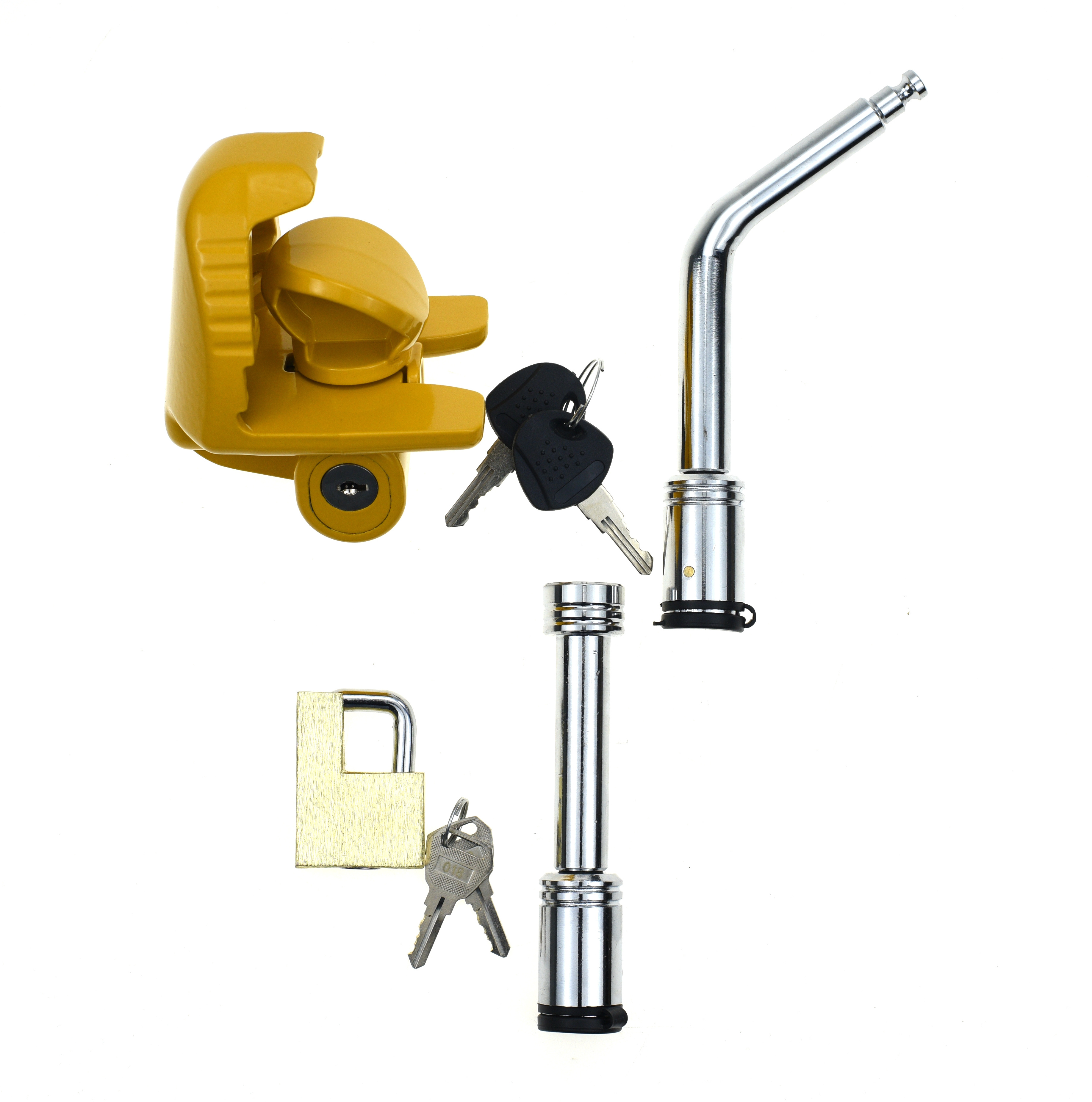 YH7278 Trailer Lock Trailer Connect Lock Adjustable trailer Safety Lock Keyed Alike Kit