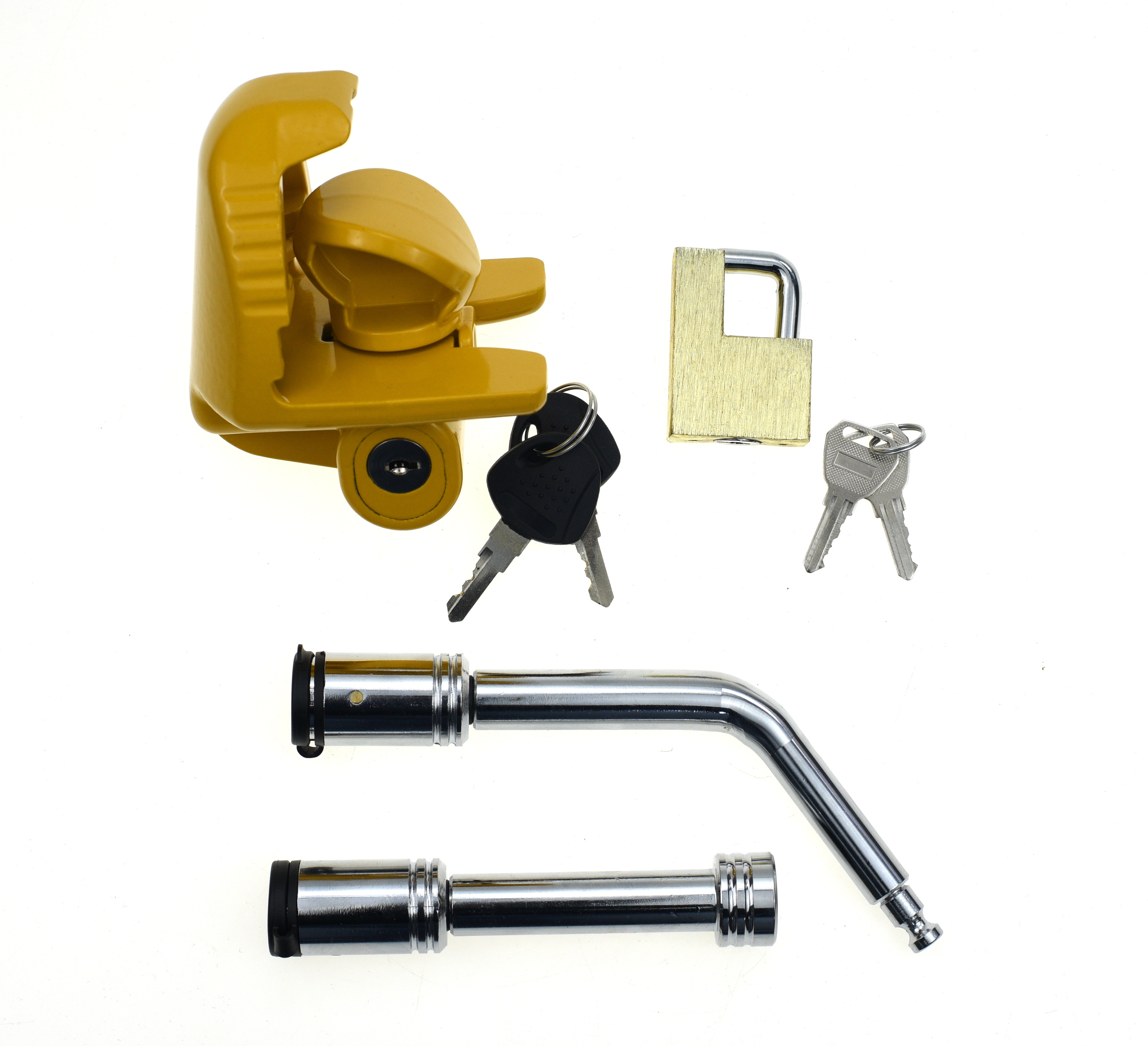 YH7278 Trailer Lock Trailer Connect Lock Adjustable trailer Safety Lock Keyed Alike Kit