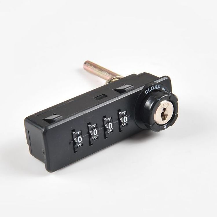 YH2012 Plastic 4 digital combination lock with keys