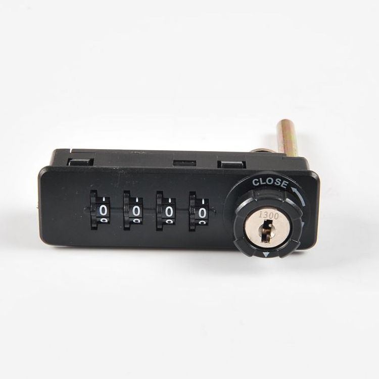 YH2012 Plastic 4 digital combination lock with keys