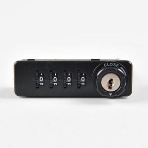 YH2012 Plastic 4 digital combination lock with keys