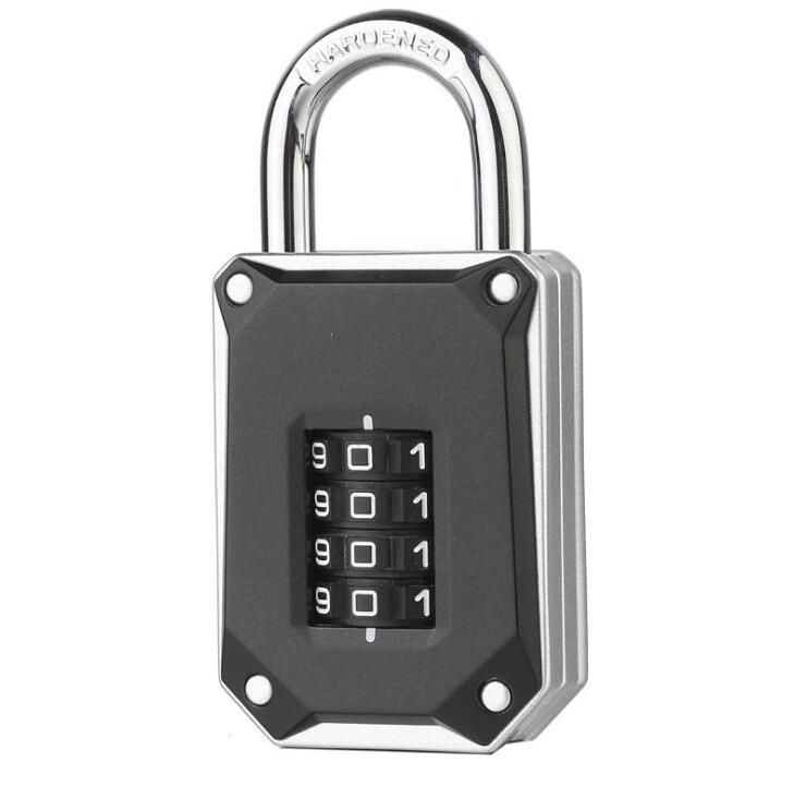 YH2147 New arrival waterproof code padlock 4 digital lock for school and gym resettable combination pad locks