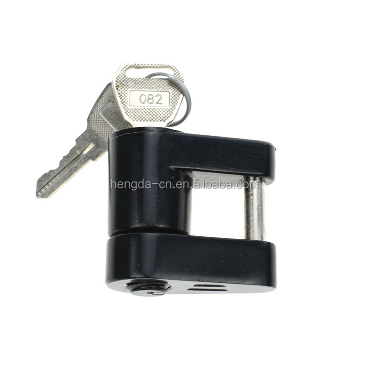 YH9008  Zinc alloy Trailer Hitch Coupler Tongue Lock Cheap light small trailer lock