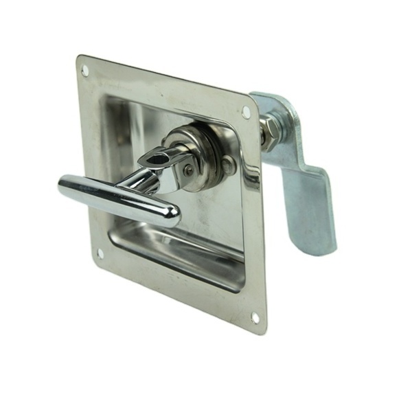 YH3072 Tool Box Latch T Handle Latches with Lock,Trailer Door Latch with Gasket and Keys, Steel Locks Trailer /Truck Toolbox