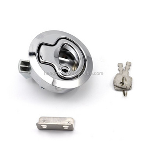 YH9540  Round Press Flat Cabinet Cam  Locks Marine Floor Lock boat door lock