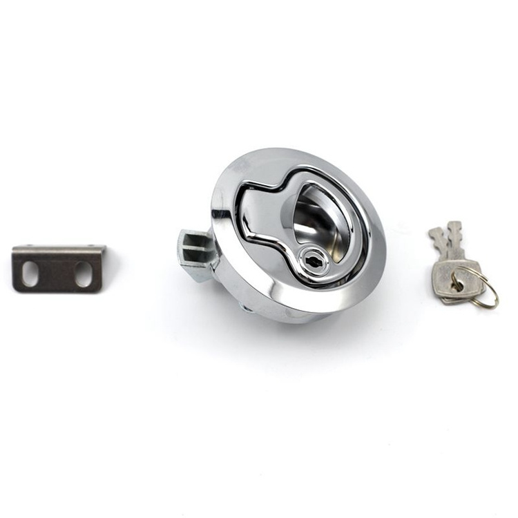 YH9540  Round Press Flat Cabinet Cam  Locks Marine Floor Lock boat door lock