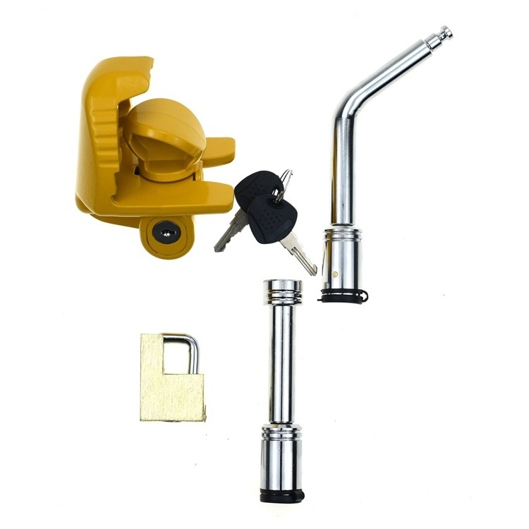 YH7278  New style Adjustable  Keyed Alike Trailer hitch  Lock Kit  car lock Trailer Connect Safety Lock