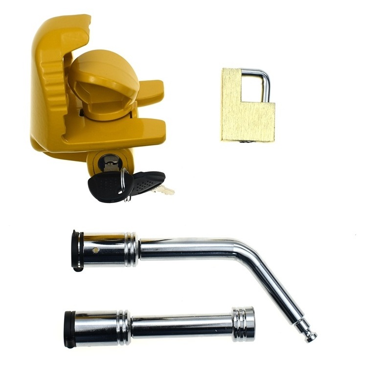 YH7278  New style Adjustable  Keyed Alike Trailer hitch  Lock Kit  car lock Trailer Connect Safety Lock