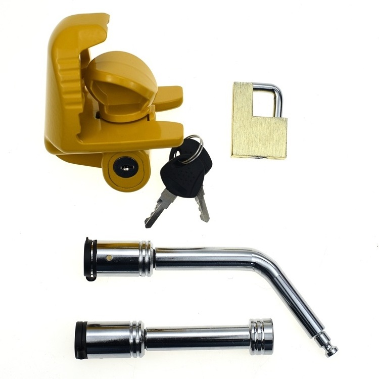 YH7278  New style Adjustable  Keyed Alike Trailer hitch  Lock Kit  car lock Trailer Connect Safety Lock