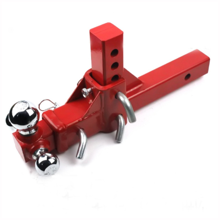 YH1868 Triple Ball Swivel Adjustable Drop Turn Trailer Tow Hitch Mount