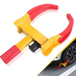 YH9233 Heavy Duty Short handle Trailer Lock Wheel Clamp Security Tire Locks with Keys