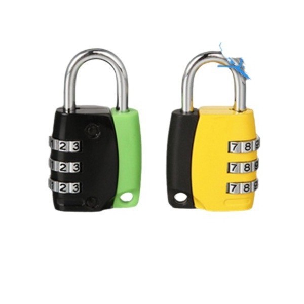 YH9987 Combination lock Travel luggage backpack zipper lock head mini color combination lock