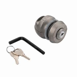 YH1917 Keyed Different or Aliked 50mm Trailer Tow Ball  Caravan Lock With 2 Keys