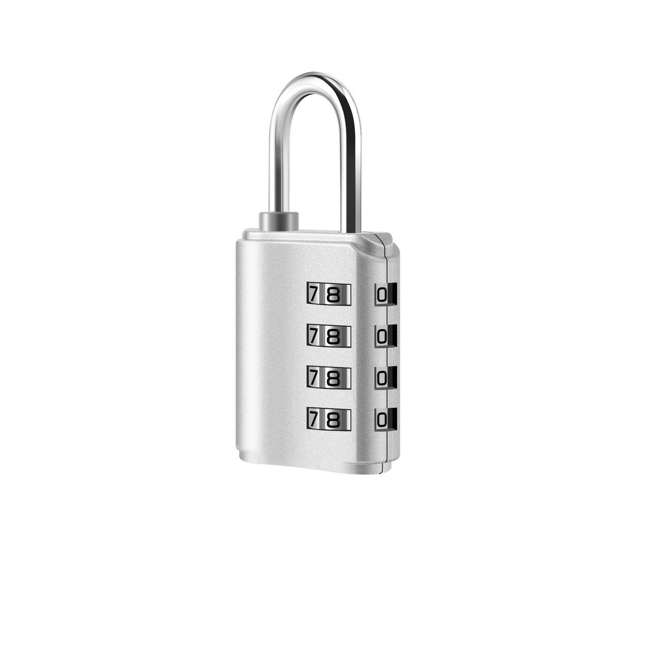 YH1660 Travel safety code locks combination padlock 4 digit password lock with master key