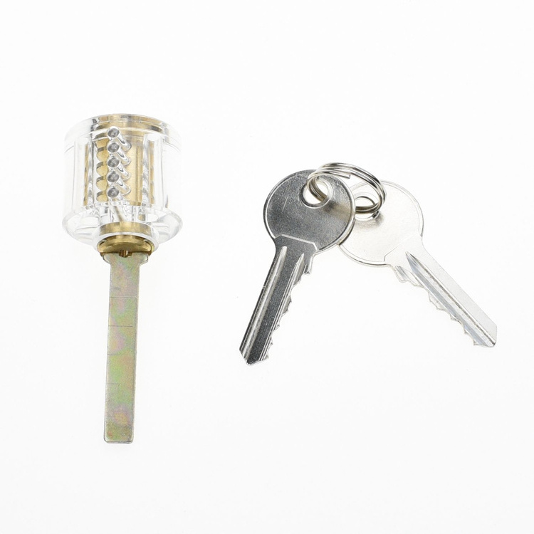 YH10022 Acrobatics tubular lock transparent locksmith practice lock