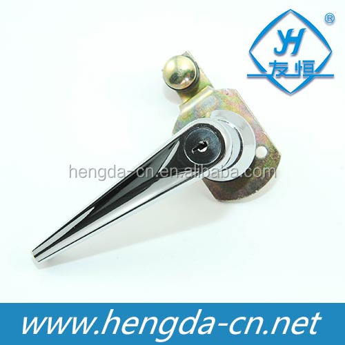 YH1301 Top grade glass shower door handles sliding door handle lock glass door lever handle