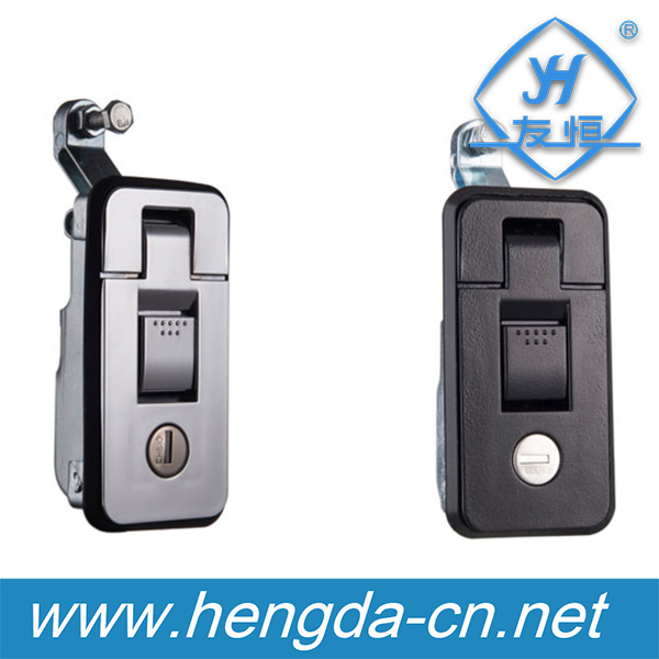 Small Locking Sealed Push Button Lever Latch