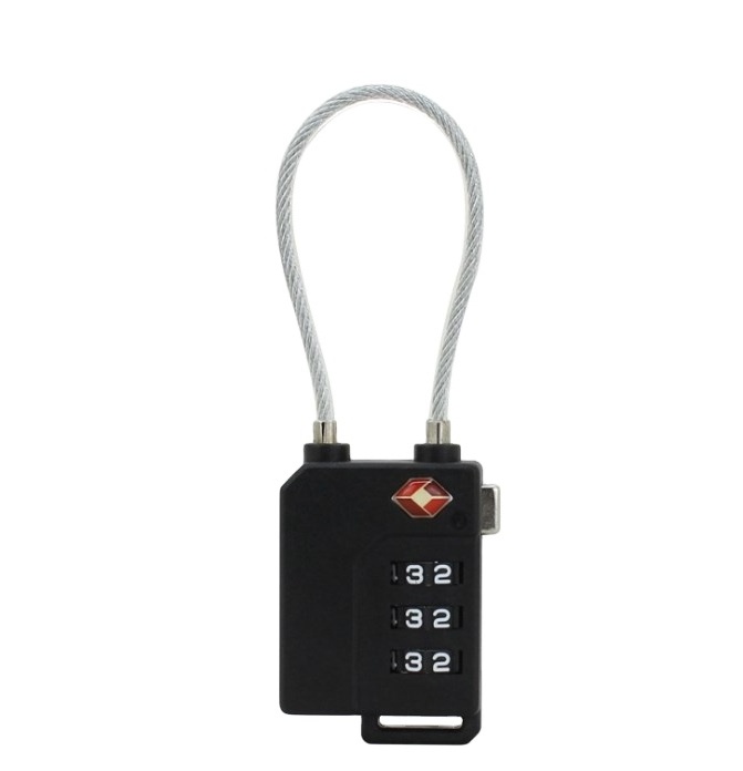 YH1054 TSA Safty Luggage Cable Combination Lock