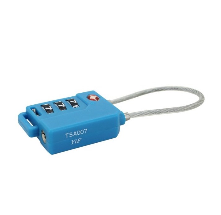 YH1054 TSA Safty Luggage Cable Combination Lock