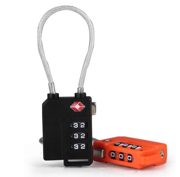 YH1054 TSA Safty Luggage Cable Combination Lock