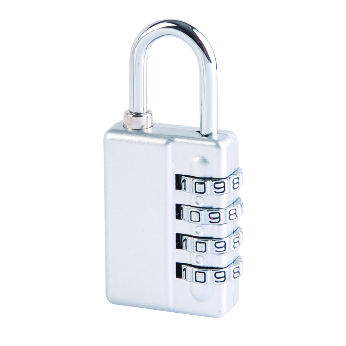 YH1267 Zinc alloy 4-Dial combination digital lock with master key