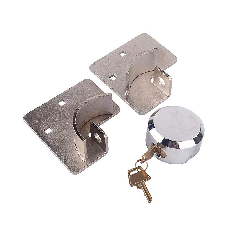 YH9600 High Security Concealed Shackle Padlock &  Hasp 73 mm Steel with Bolt Heavy Duty Van Garage Shed Door Padlock