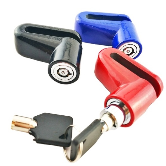 YH1474 Disc Brake Lock Alarm Motorcycle Lock  Anti-theft Wheel Padlock Motorbike Bike Disk Brake Lock