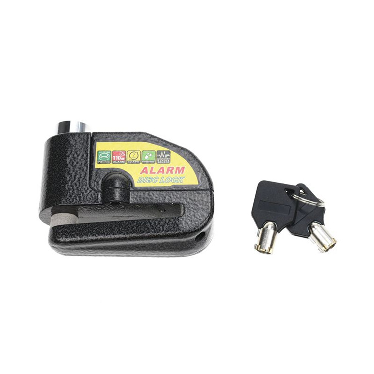 YH9920 Disc Lock Alarm Motorcycle Alarm Padlock with 110db Alarm Sound for Motorcycles Bicycles