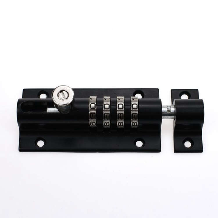 YH1880 4-Dial Combination Sliding Bolt Latch outdoor Combination Bolt gate Lock