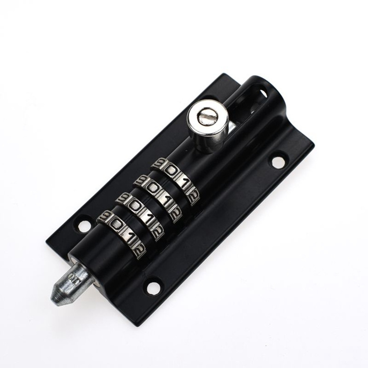 YH1880 4-Dial Combination Sliding Bolt Latch outdoor Combination Bolt gate Lock