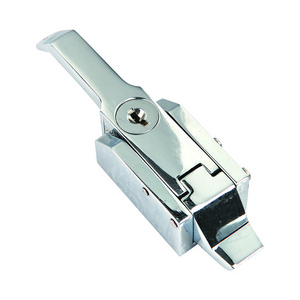 YH1076 Safeguard Latch and Flush Strike, Padlocking Body Cooler Door Latch, Reefer truck trailer door handle lock