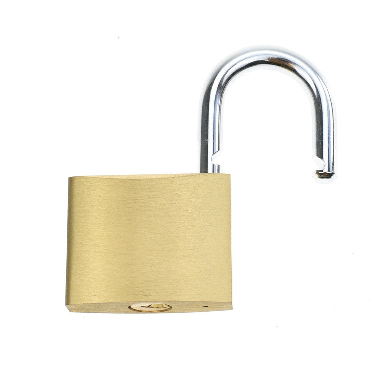 YH1077,Bass Padlock With Keys,Top High Security Solid Brass Copper Pad Lock With Standard Lock Master Key Brass Padlock