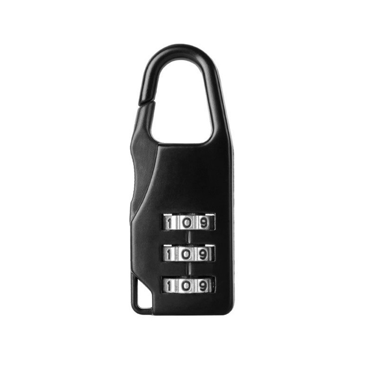 YH1131 Combination Padlock 3 Digits Safe Small Suitcase Padlock Luggage Backpack Mini Cute Lock