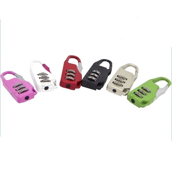 YH1131 Combination Padlock 3 Digits Safe Small Suitcase Padlock Luggage Backpack Mini Cute Lock